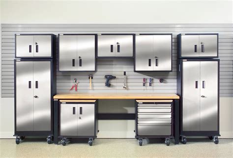 stainless steel garage storage cabinets|stainless steel garage wall cabinet.